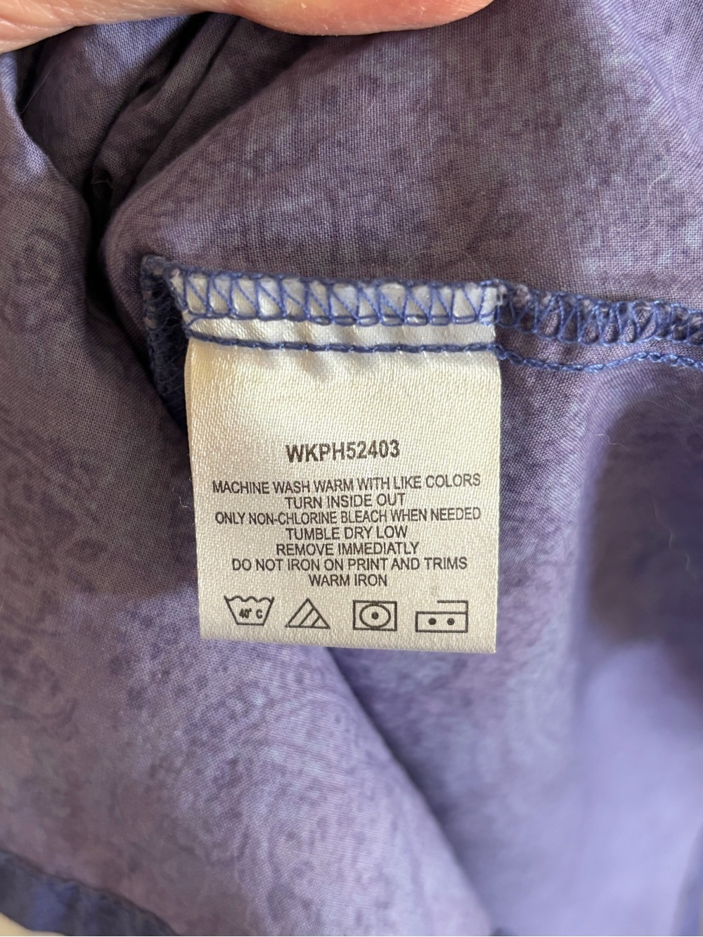 Wrangler Purple Western Pearl Snap Front Button Down Shirt Women Yoke - Picture 7 of 7